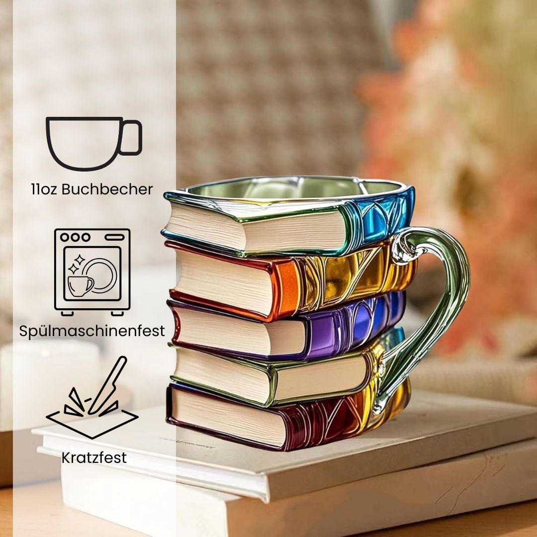 3D Reading Happiness Mug