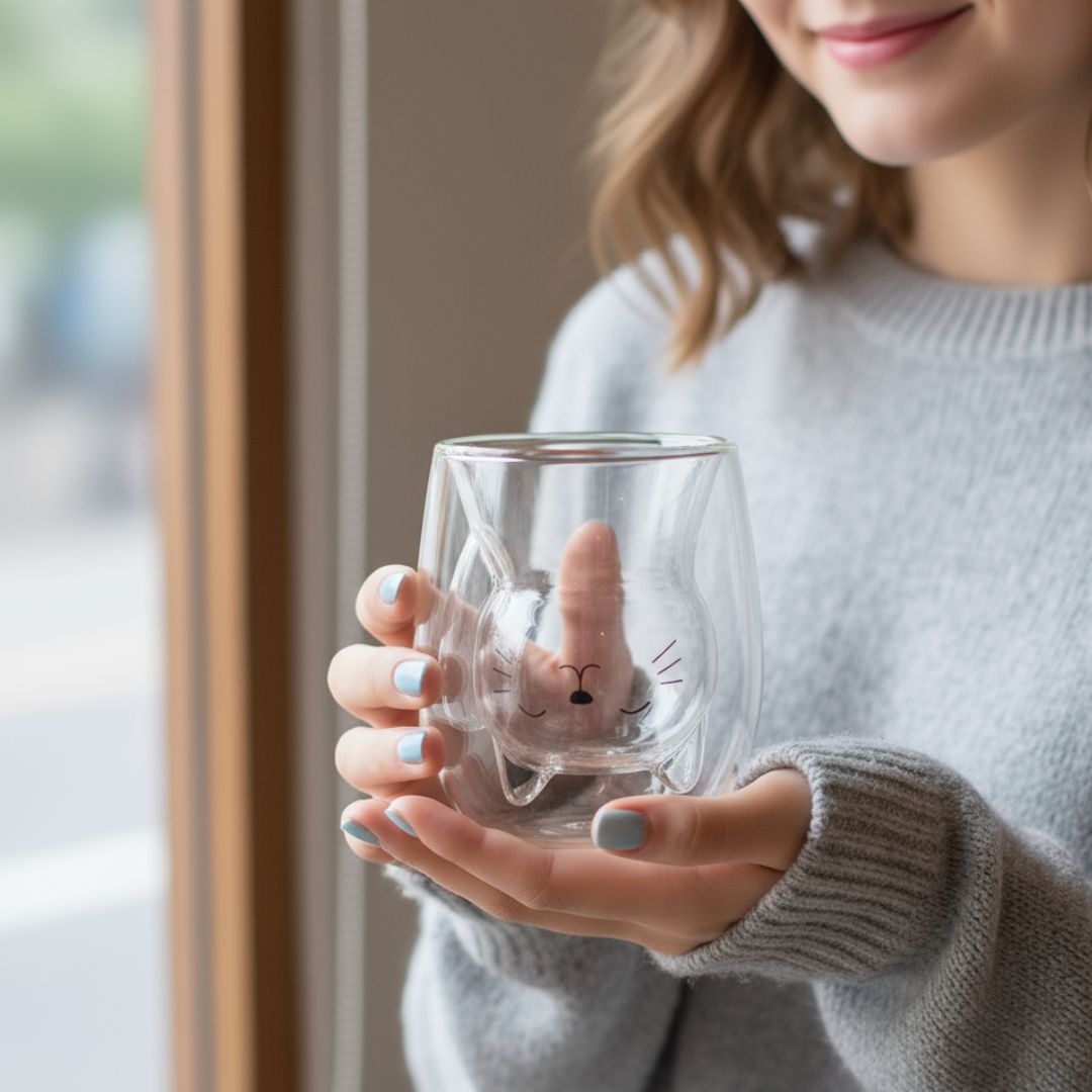 MiauGlas Mug - Gentle on the hands, stylish, cat-friendly