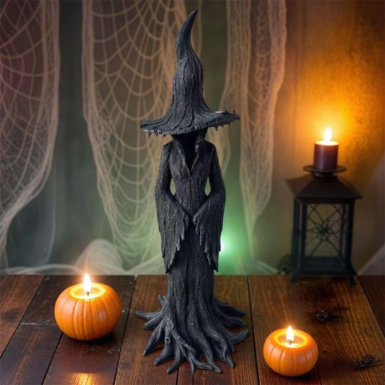 Shadow Witch Statue - The Silent Guardian