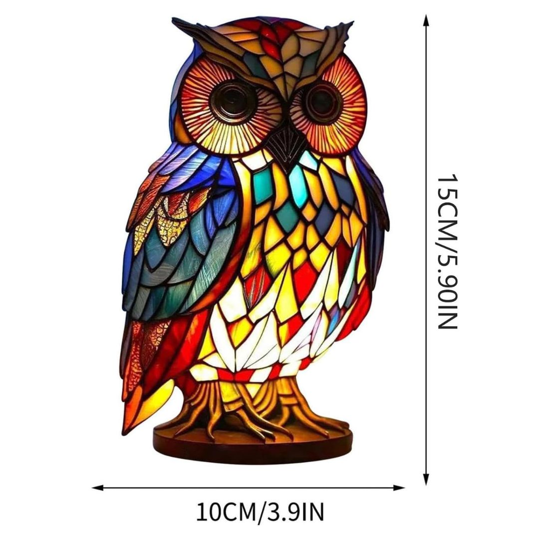 Light-up owl lamp