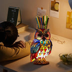 Light-up owl lamp