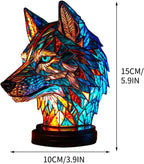 Luminous Wolf Lamp