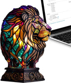 Illuminated lion lamp