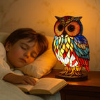 Light-up owl lamp