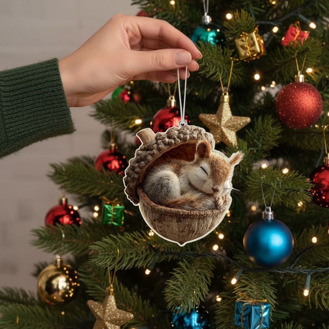 Acorn Dreams – Sleeping Forest Friends for Hanging