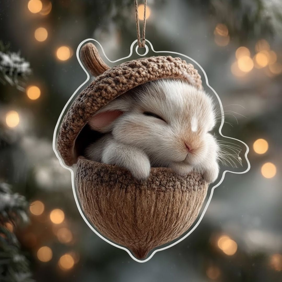 Acorn Dreams – Sleeping Forest Friends for Hanging