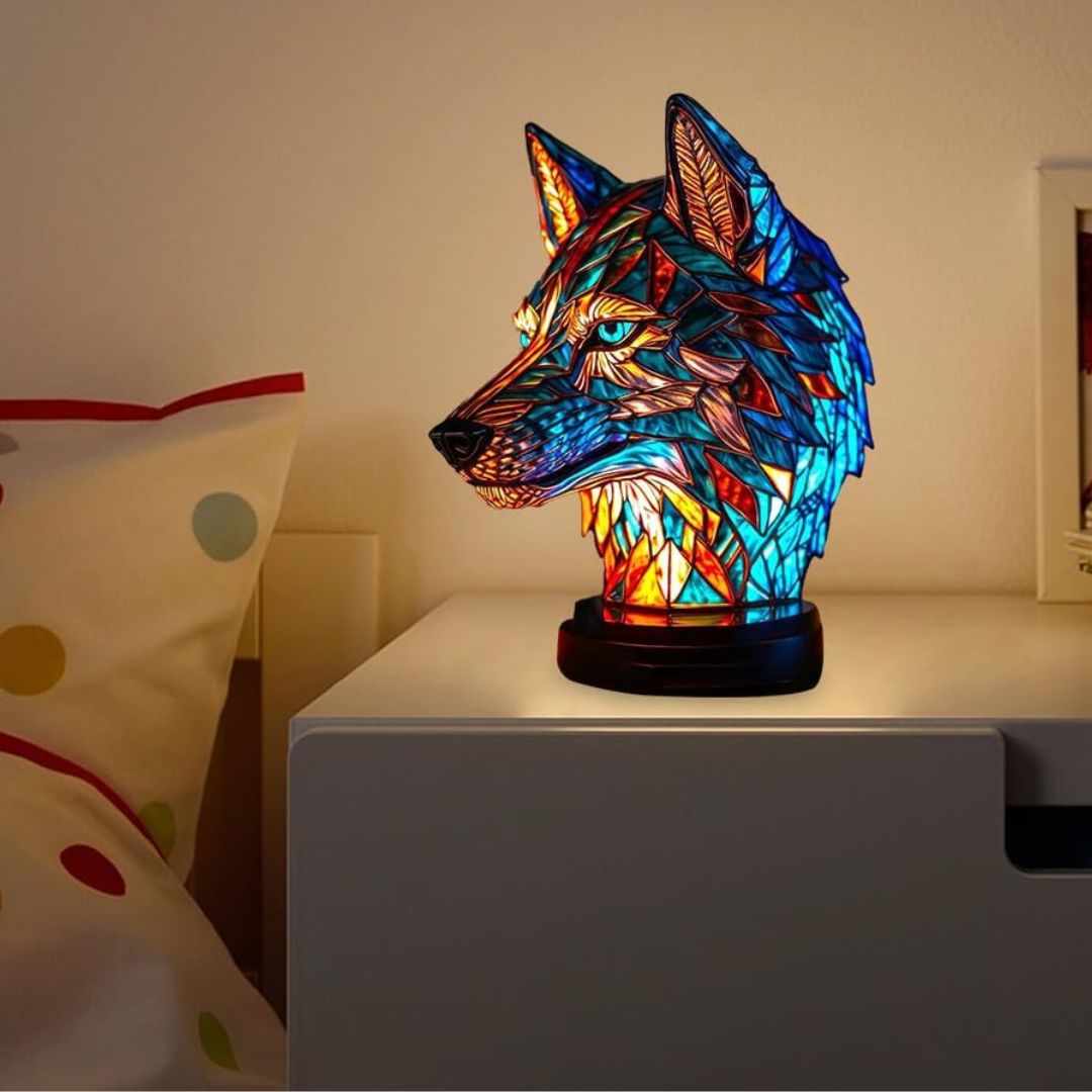 Luminous Wolf Lamp