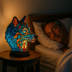 Luminous Wolf Lamp