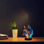 Luminous Wolf Lamp