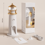 Magic lighthouse lamp with moonlight projection