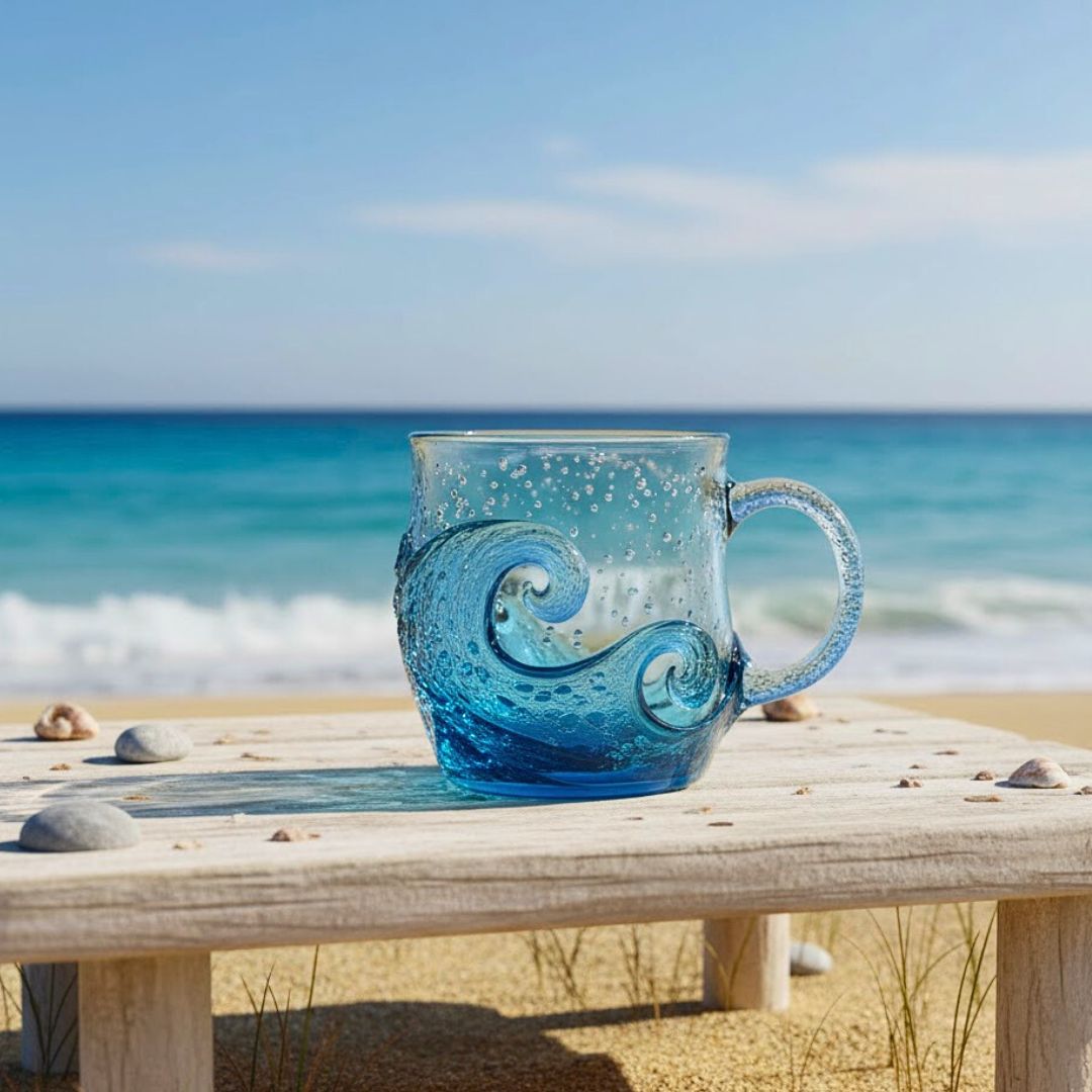 Sound of the Sea – Glass with wave structure