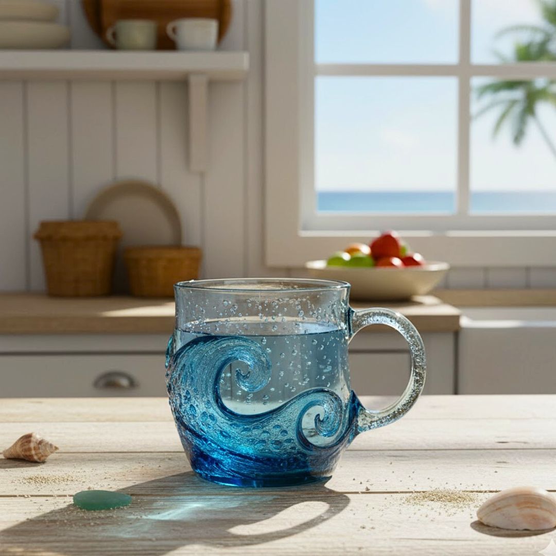 Sound of the Sea – Glass with wave structure