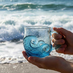 Sound of the Sea – Glass with wave structure