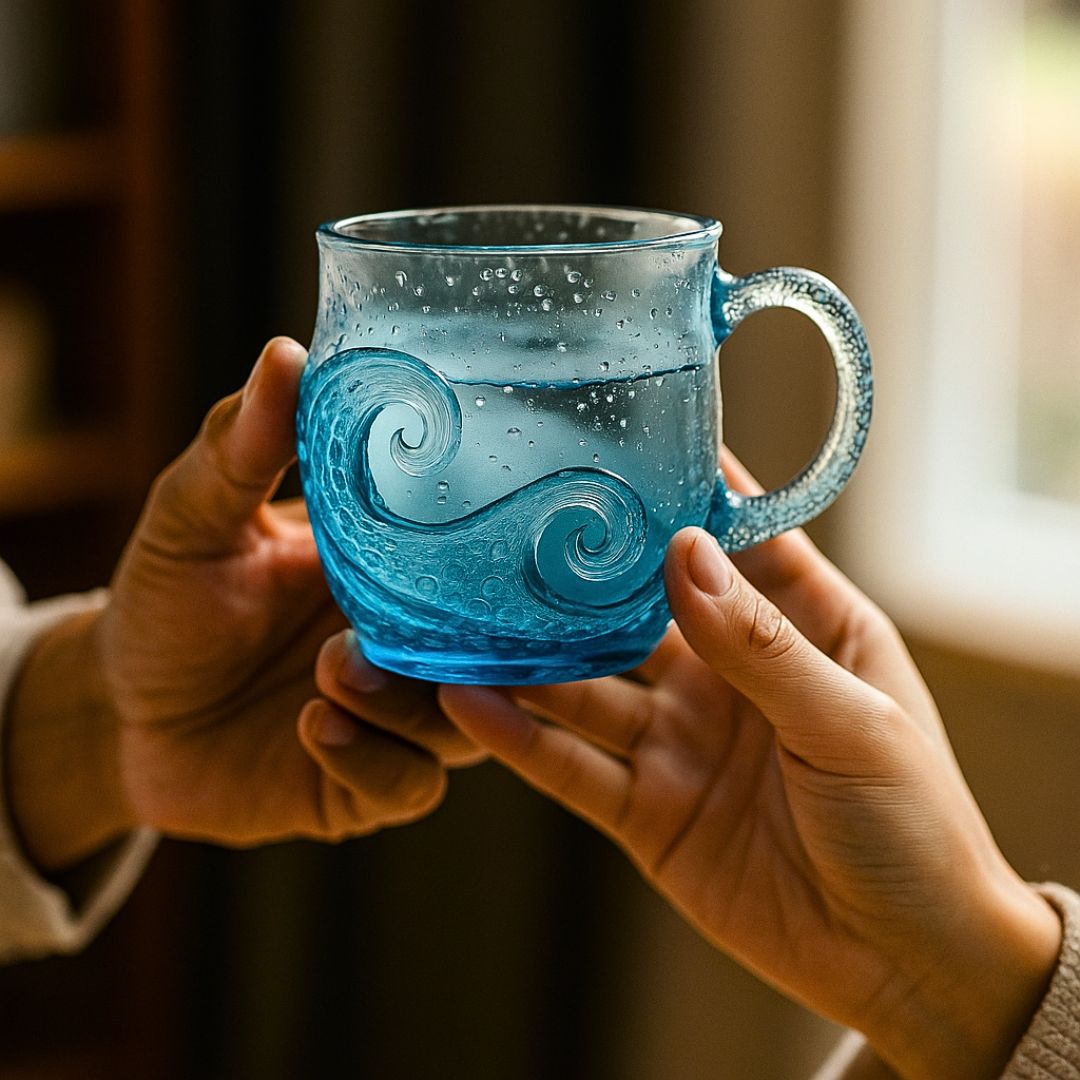 Sound of the Sea – Glass with wave structure