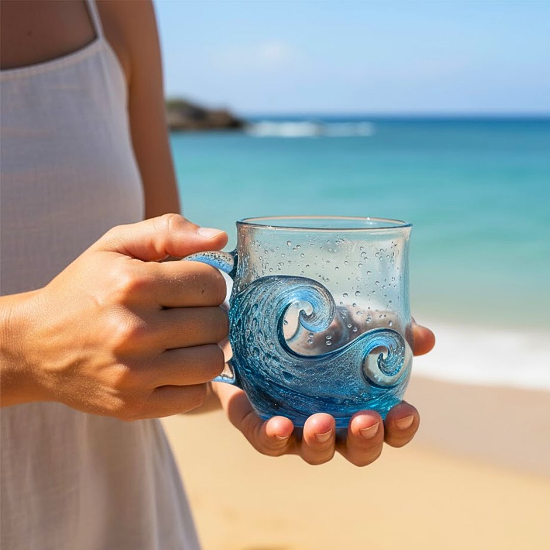 Sound of the Sea – Glass with wave structure